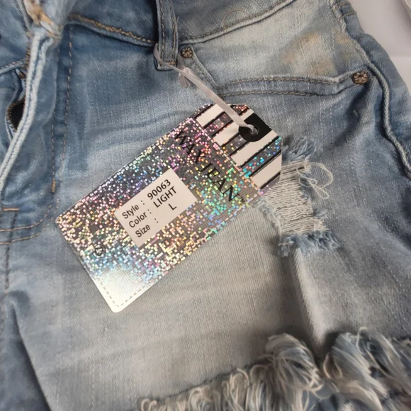 Wax Jeans Shorts  NWT Large - Picture 7 of 8